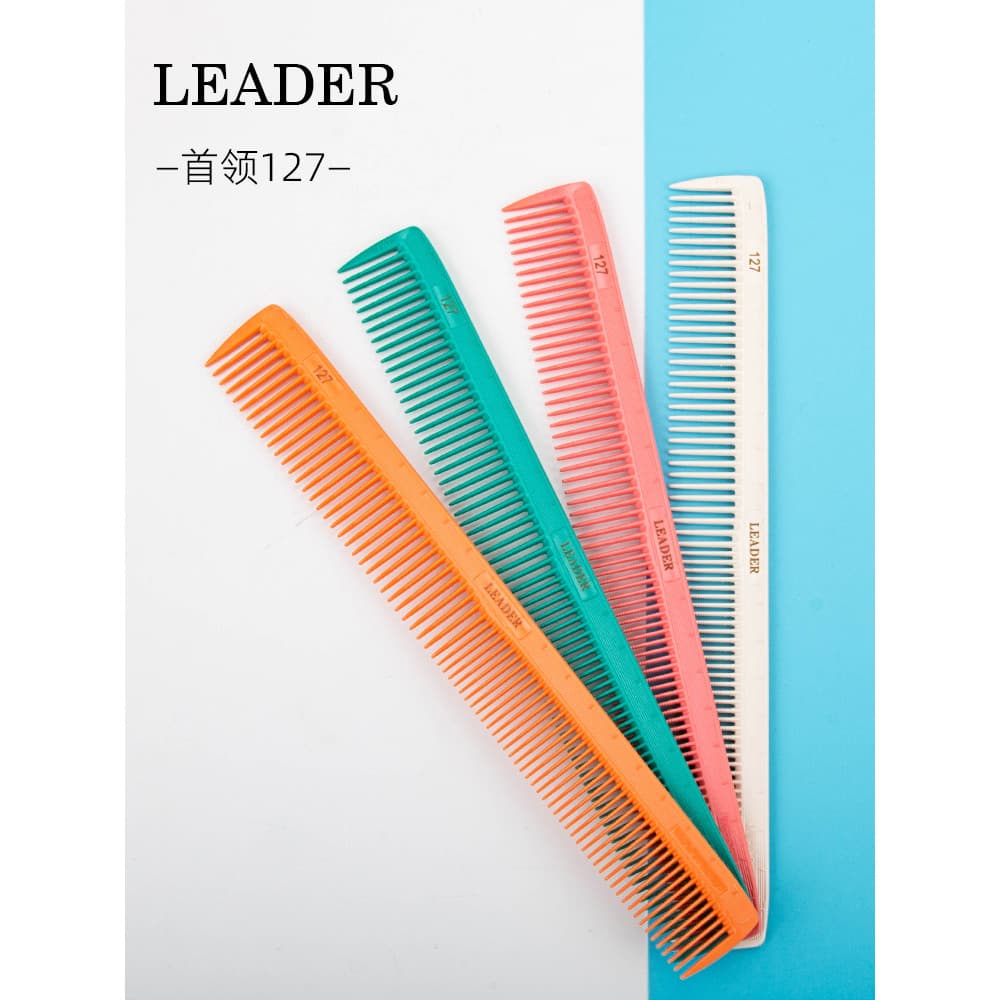 Japão líder líder 127 pente de corte de cabelo 21cm corte de cabeleireiro escala resistente a altas temperaturas pente d