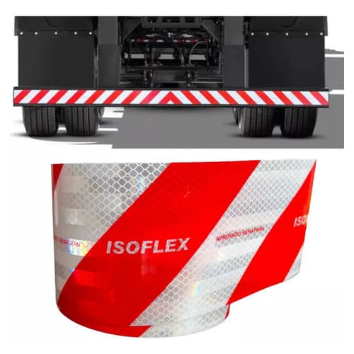 Faixa Refletiva Para Choque Universal Carretas Caminhões