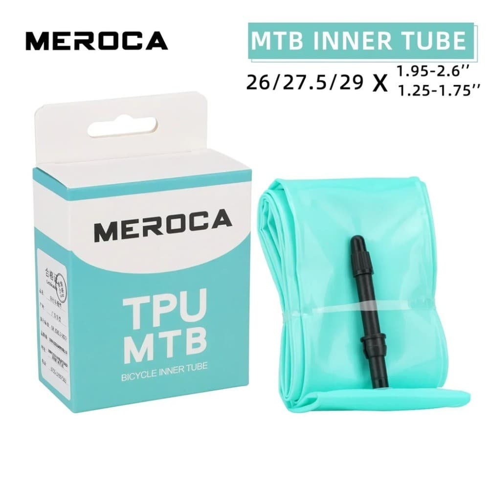 MEROCA TPU Tubo Interno De Bicicleta 26/27.5/29 " Válvula Presta Ultraleve 45mm De Substituição MTB Para Estrada E Mount
