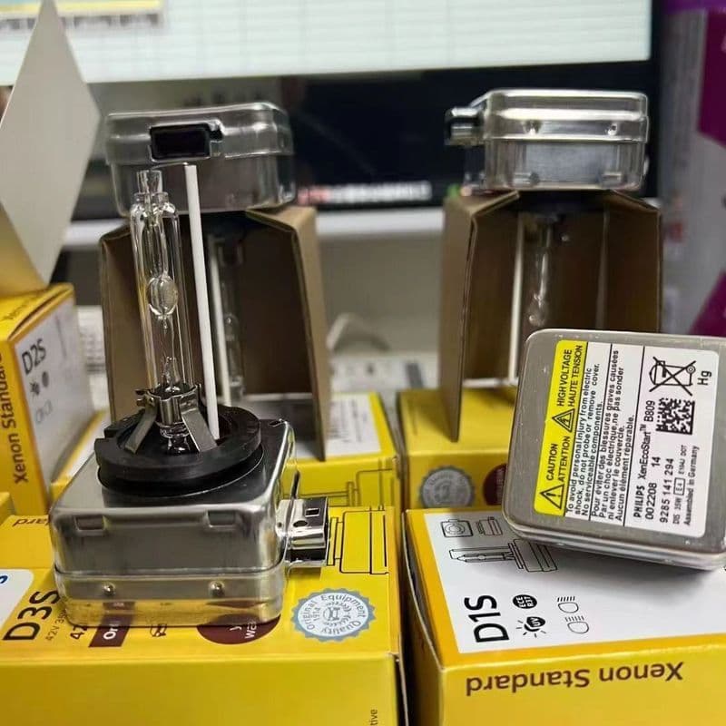 Lâmpada xenon para carro Philips, substituição Original alemã, lâmpada xenon D1SD2SD3SD4SD5SD2R, lâmpada xenon