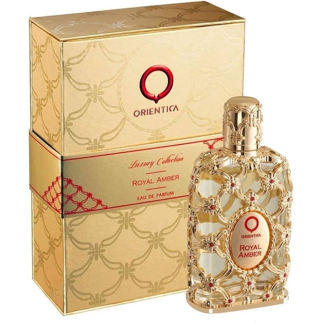 Perfume Árabe Royal Amber EDP 80ml Primeira Linha Luxury Collection
