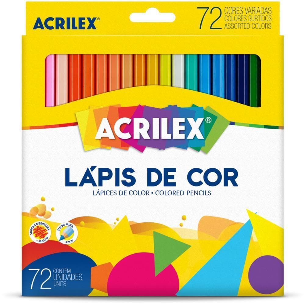 Lapis de COR Sextavado 72 Cores PCT.C/02
