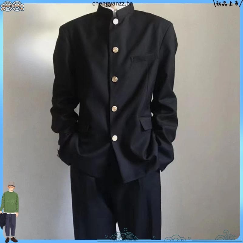 Homens gola terno estilo chinês estilo chinês juventude Casual estilo de negócios DK Zhongshan terno classe terno