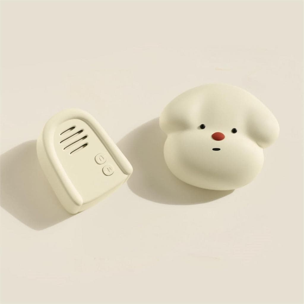 Campainha Sem Fio, Campainha com design de cachorrinho fofo e casa de neve - Controle remoto sem fio com alcance de 200