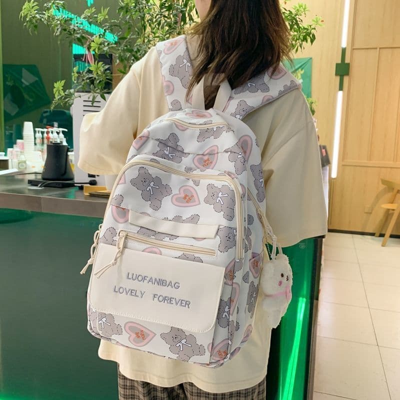Mochila escolar novo estilo bolsa escolar do ensino médio mochila fofa All-Match série Mori mochila de estudante do ensi