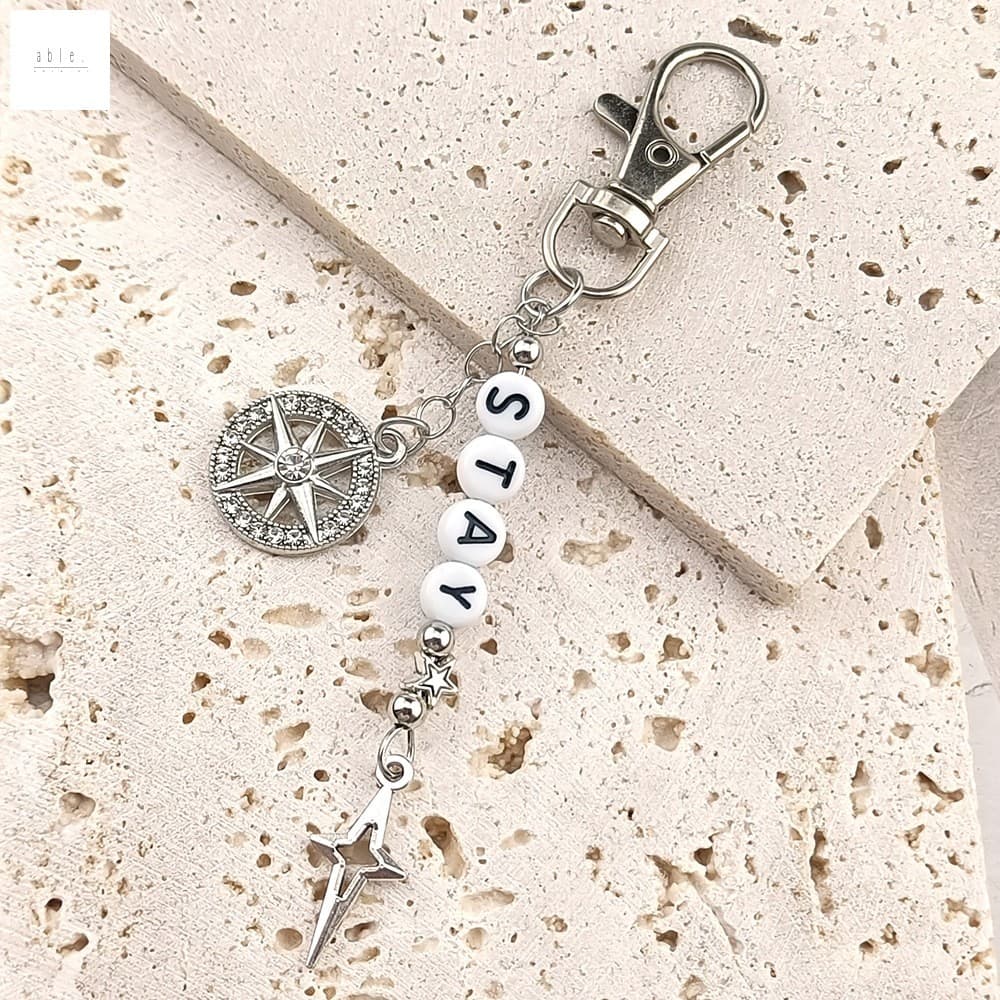Chaveiro Com Colar DiamondS Compass1-Acessório Kpop Idol Para Fãs