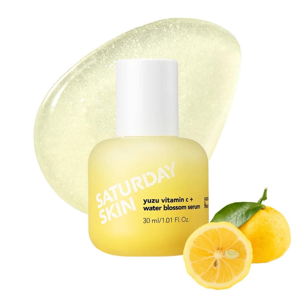 Sérum Facial com Vitamina C e Yuzu da Saturday Skin – Sérum Iluminador |   Ácido Hialurônico, Peptídeos e Niacinamida, V