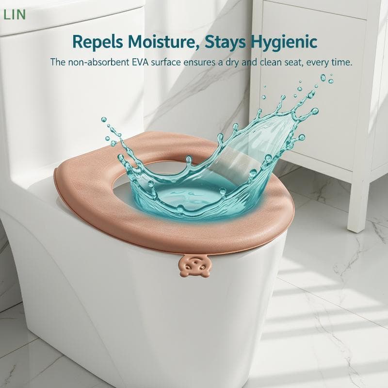 Capa De Assento De Vaso Sanitário À Prova D'água EVA Thiened Universal Soft Pad Para Quatro Estações Quente Antiderrapan