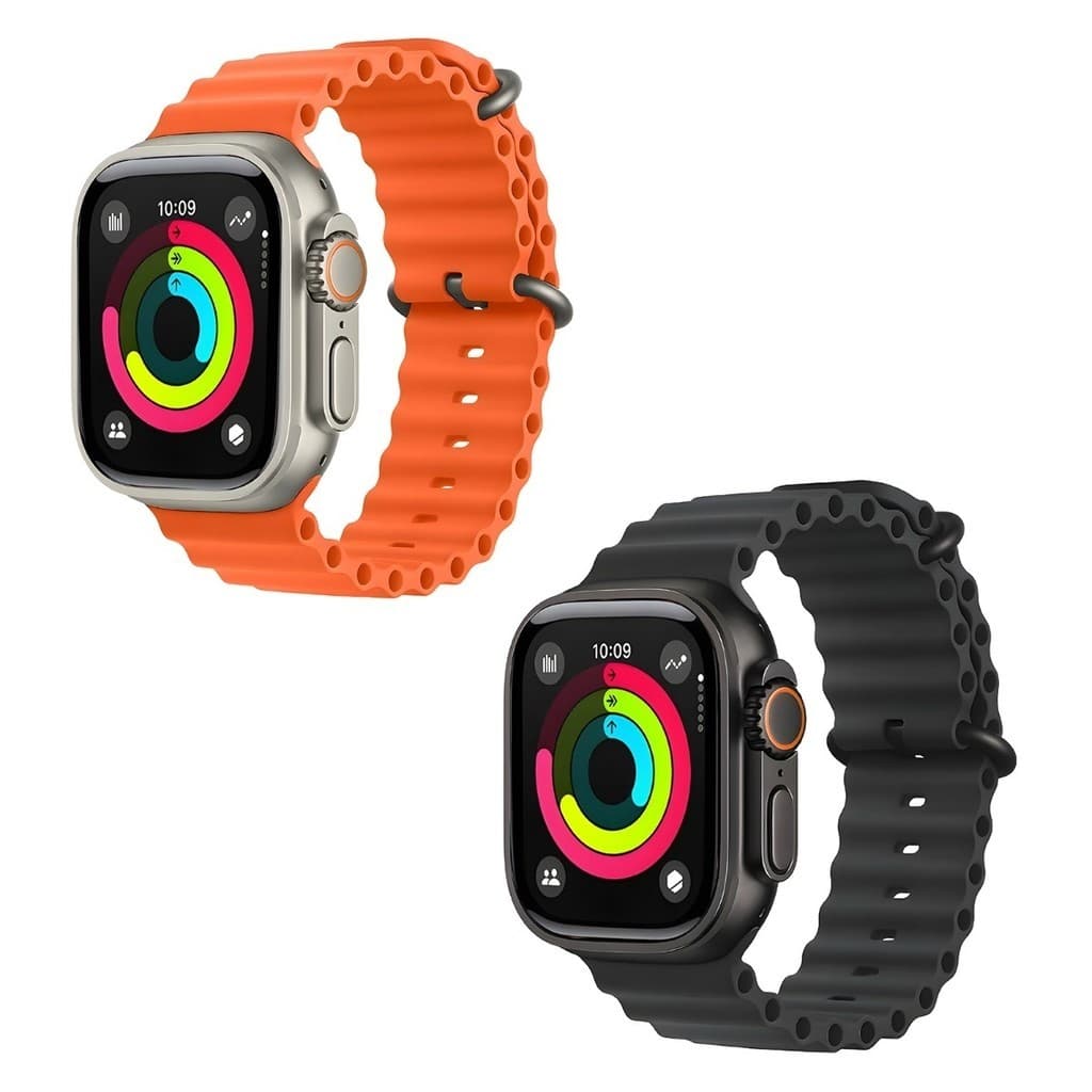 Relógio Smartwatch LaxasFit X10 Ultra 42mm com 8 Pulseiras