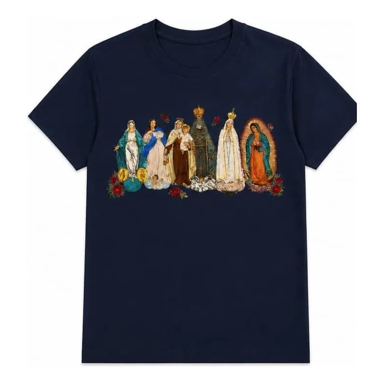 Camiseta Santa Católica Tshirt Estampada Nossas Senhoras