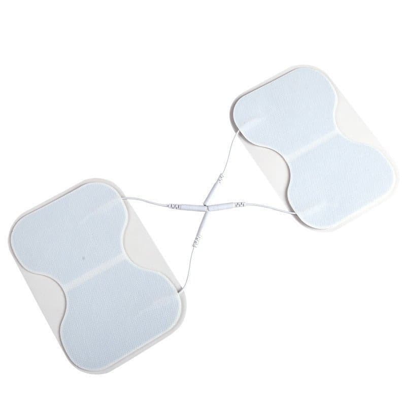 Eletrodos de gel autoadesivos para fisioterapia das costas e áreas inclinadas.