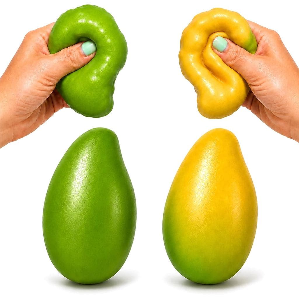 2 Brinquedos Macios de Manga Crocante, Bolas Antiestresse que Mudam de Cor |   Brinquedos ASMR Squishy, Som Crocante e E
