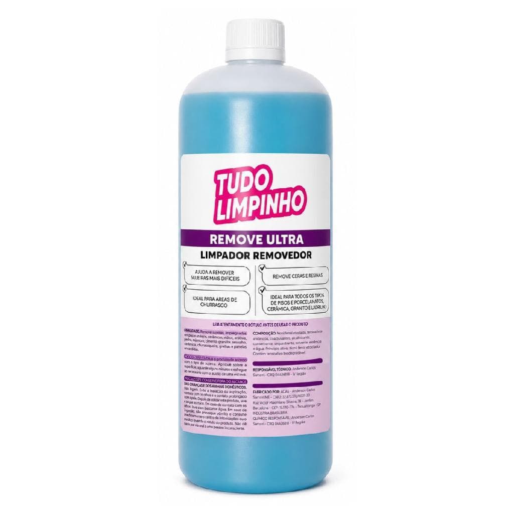 Remove Ultra Limpador Removedor 1 Litro Tudo Limpinho