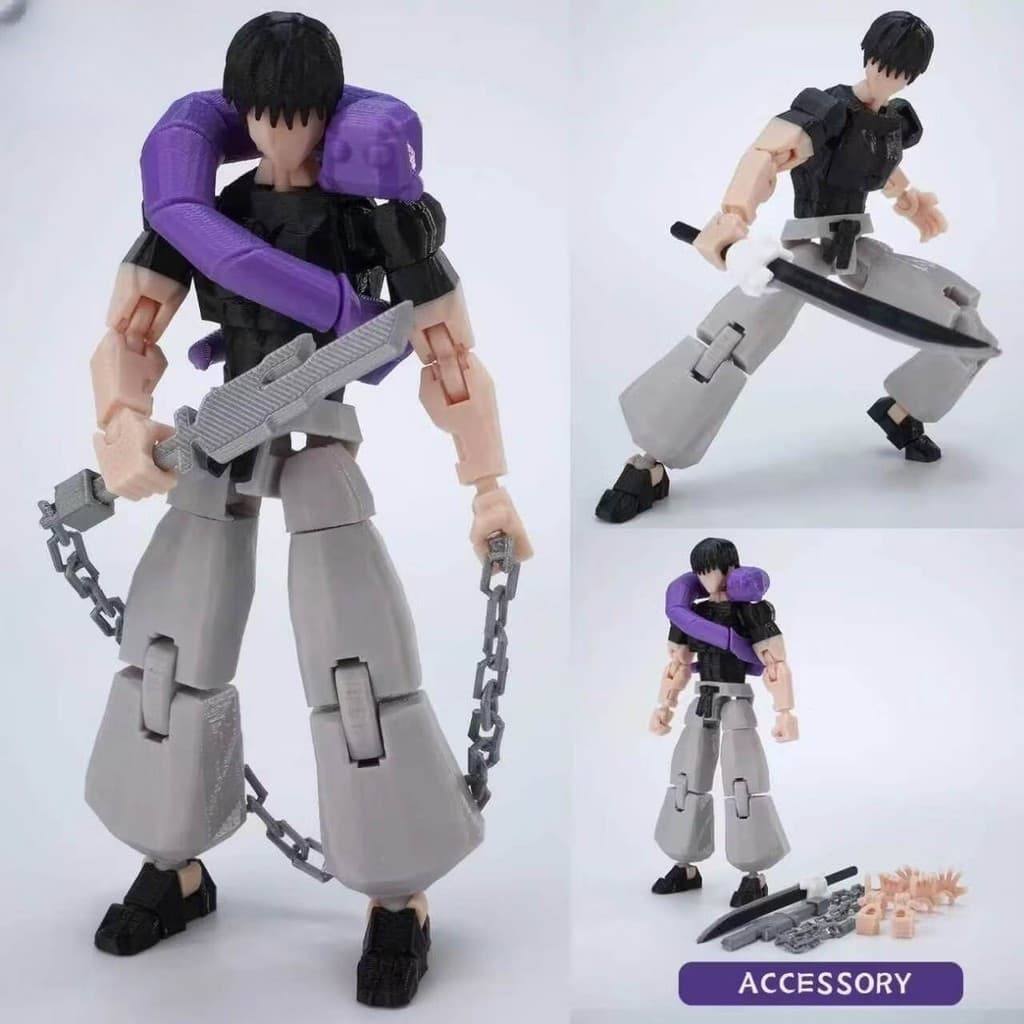 Figura de Ação Jujutsu Kaisen Gojo Satoru Fortune 13, Brinquedo Impresso, Modelo Moderno, Alívio de Estresse, Decoração