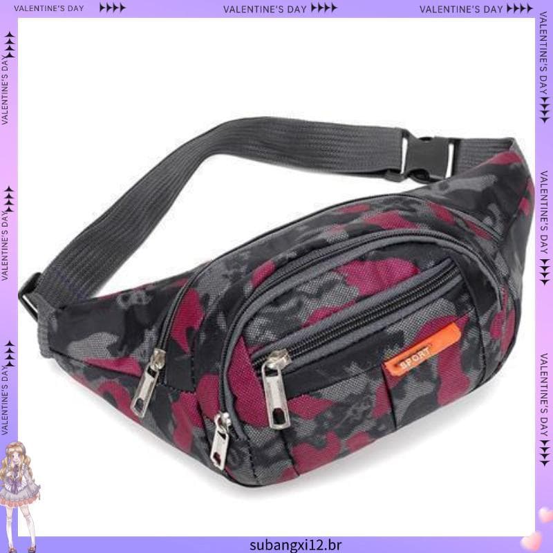 Saco de cintura masculino feminino na moda multifuncional à prova dwaterproof água esportes mensageiro fazer coleção de