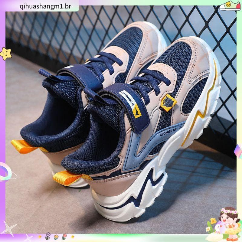 Meninos desodorante sapatos infantis primavera verão estilo malha oca médio grande crianças meninos meninas sapatos espo