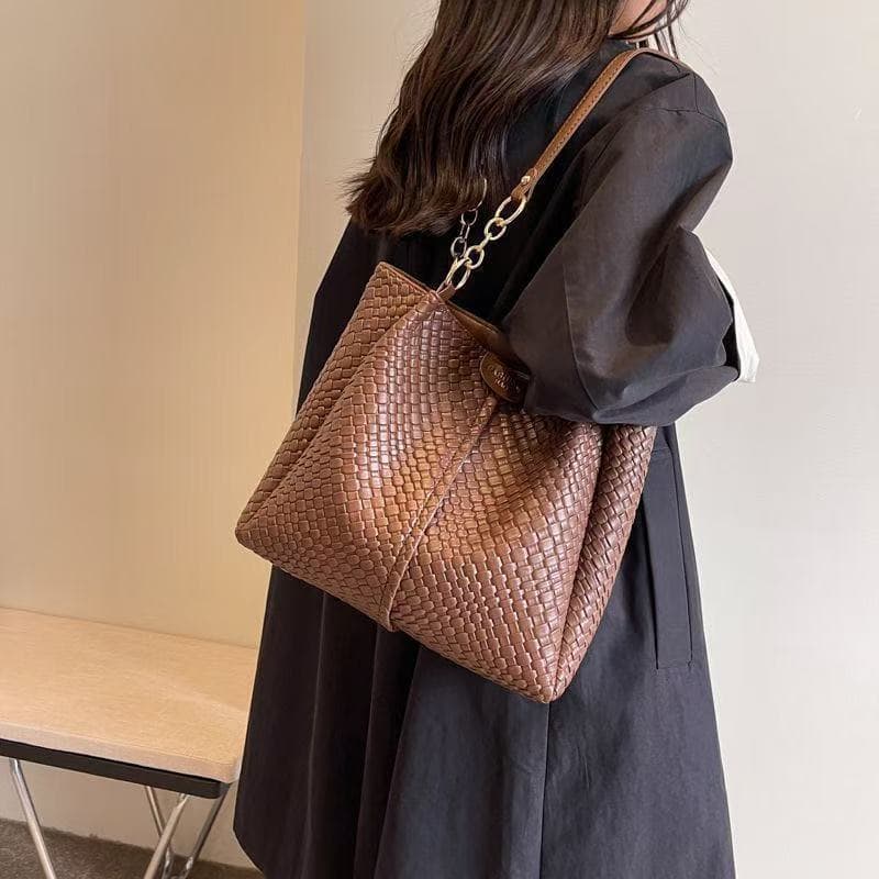 Sacola Clássica De 2 Tamanhos , Bolsa Elegante Para Axilas De Viagem Mamãe