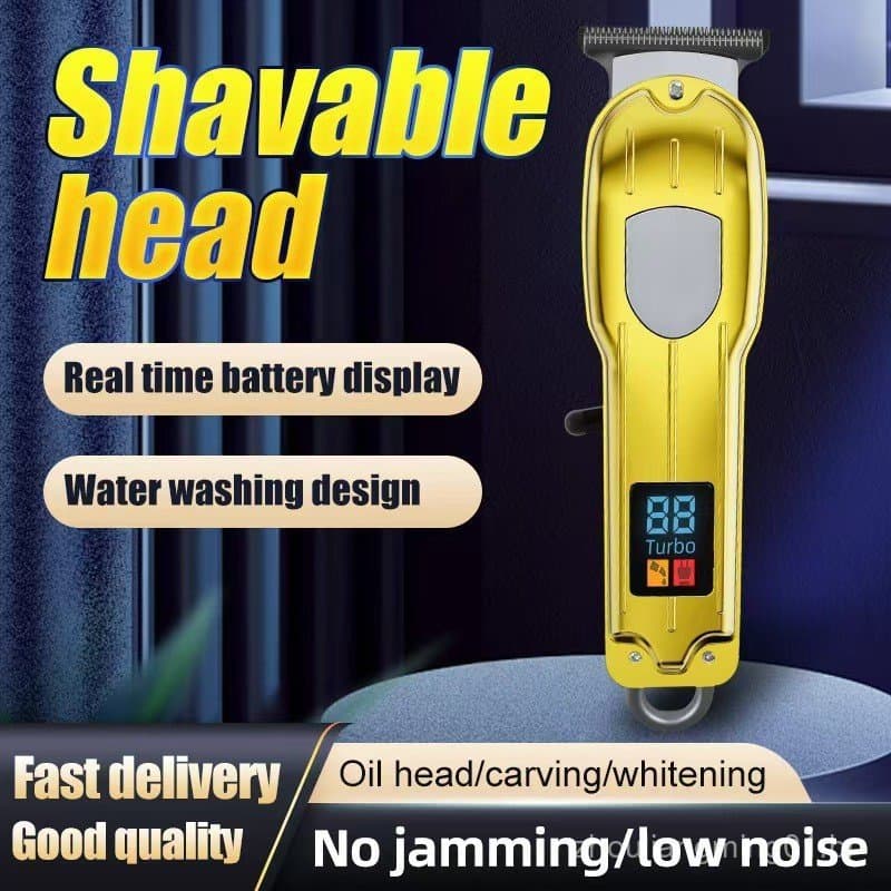 Nova máquina de cortar cabelo elétrica, aparador de cabelo, aparador de barba, máquina de cortar cabelo elétrica recarre