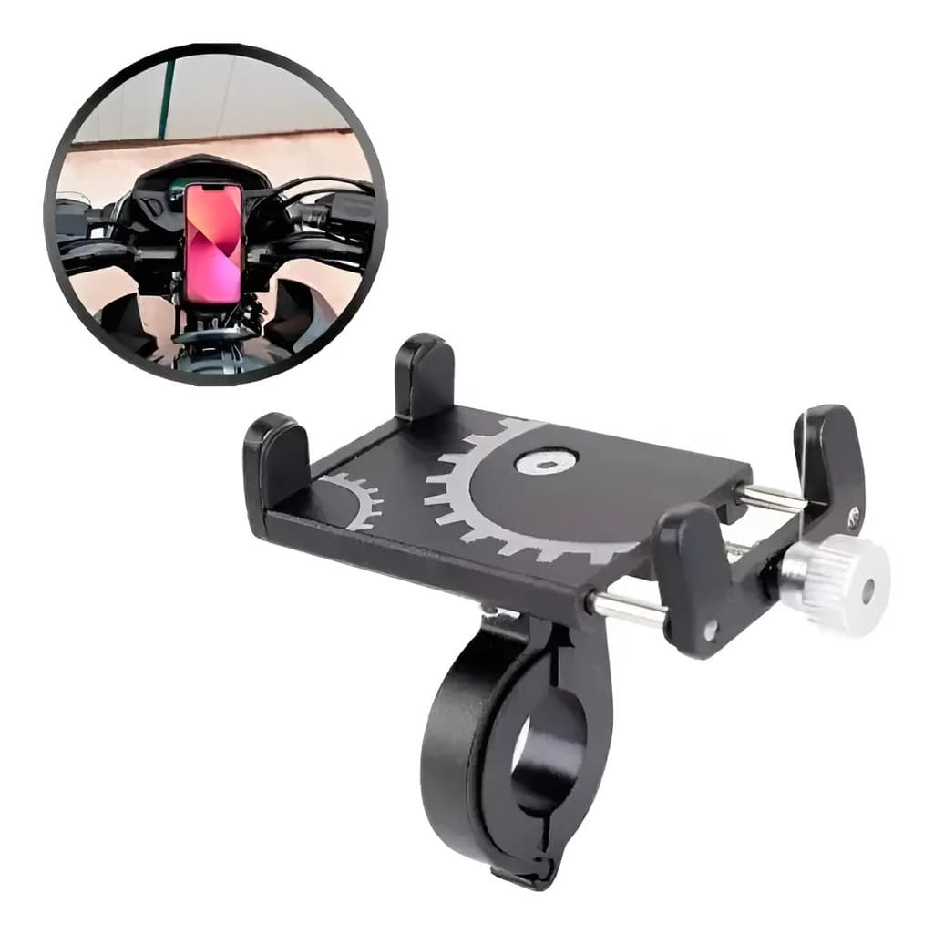 Suporte Universal Para Moto E Bicicleta De Metal rotação 360