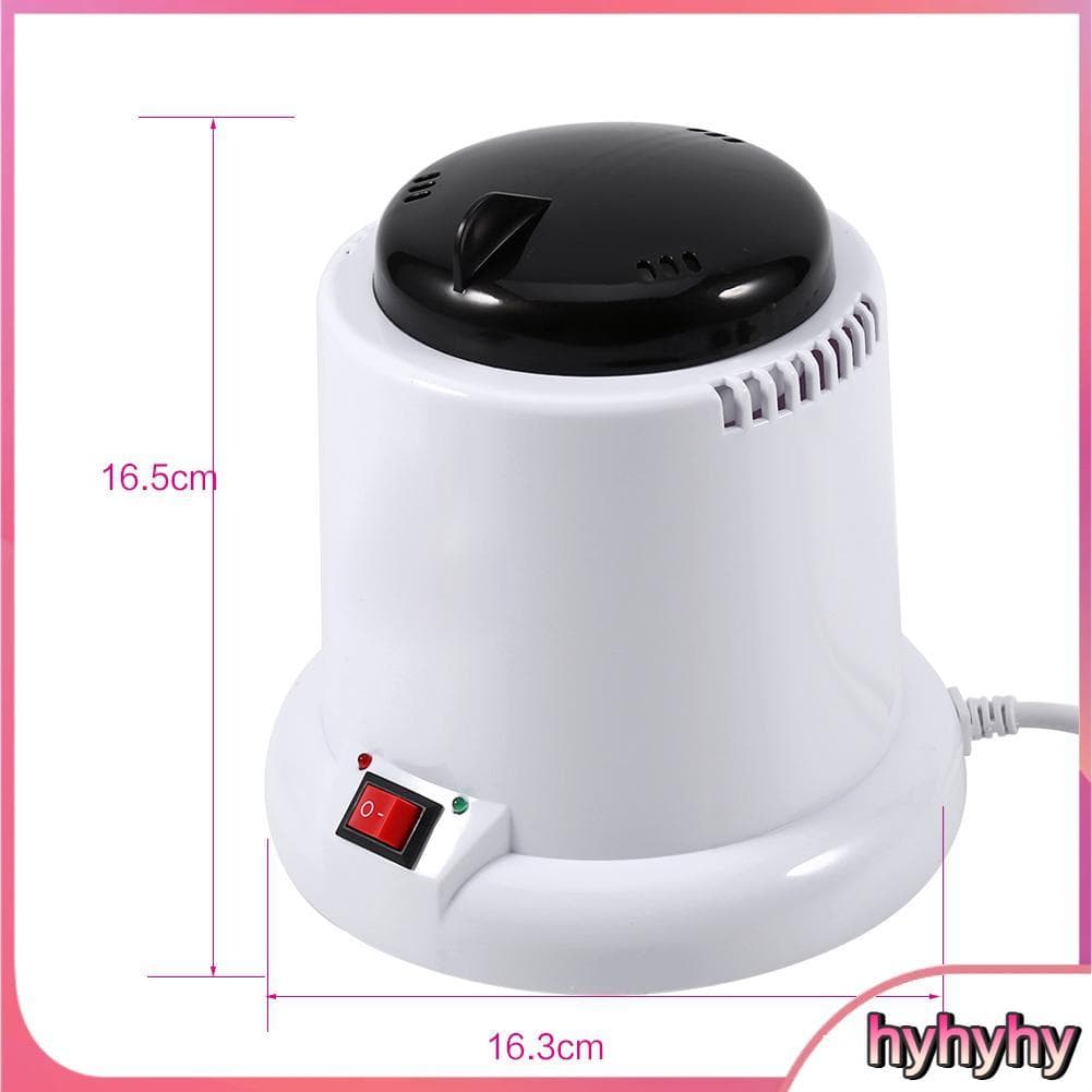 Hyhyhy Esterilizador de unhas, arte moderna, máquina de desinfecção, caixa para manicure, ferramentas de metal, plugue