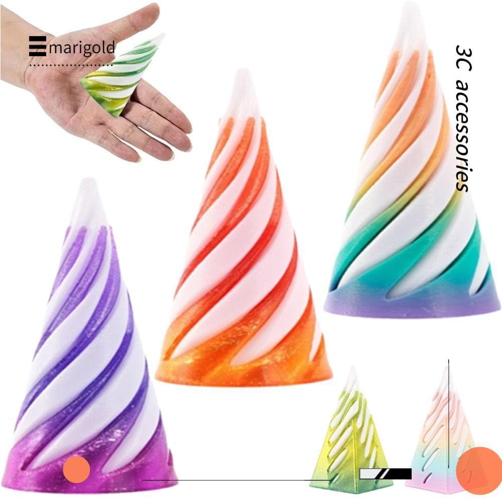 Brinquedo De Decoração MARIGOLD , Mini Vórtice Com Efeito De Ilusão De Tamanho , Pirâmide Impossível Impresso