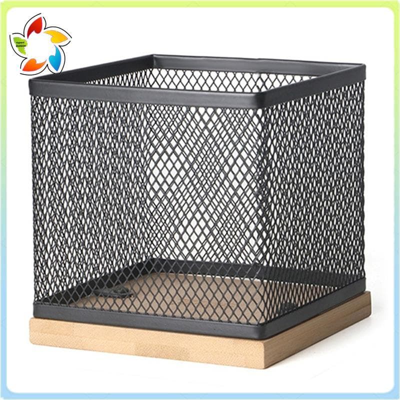 Porta-Canetas De Metal Organizador De Mesa Design De Grade De Grande Capacidade Para Casa E Estudantes