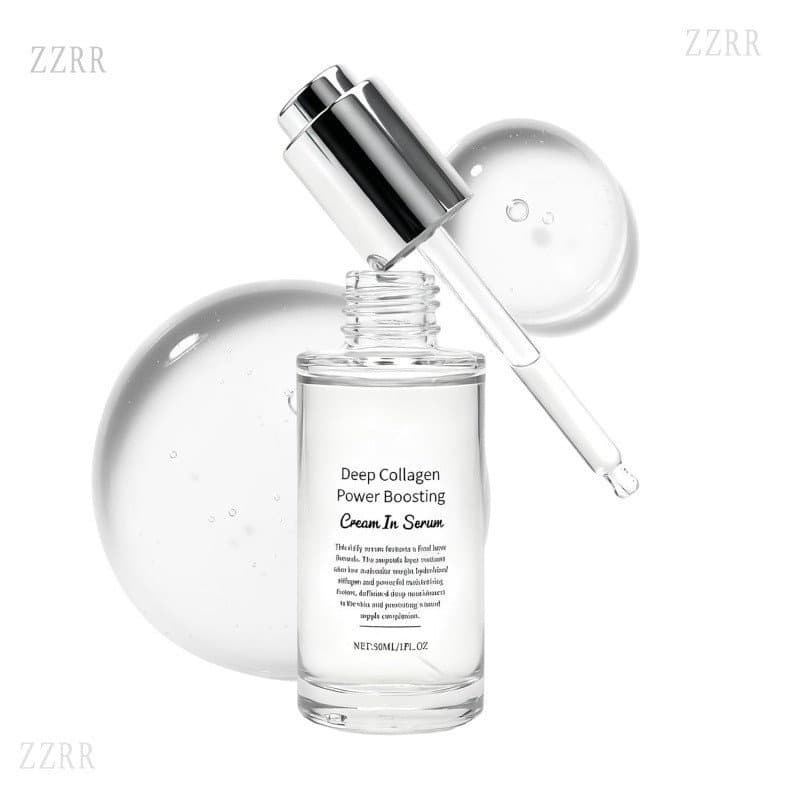 Sérum Anti-Rugas DeepCollagen, Tratamento Intenso de Firmeza e Hidratação, Sérum Facial Anti-Envelhecimento com Ácido Hi