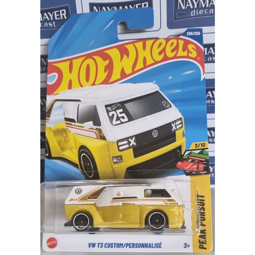 Hot Wheels VW T3 Custom Amarela