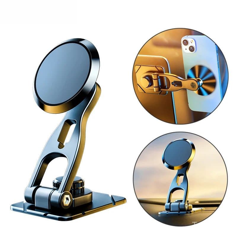 Suporte Magnético Universal para Telefone com Forte Fixação para Painel de Carro, Mesa de Escritório e Casa, Suporte A