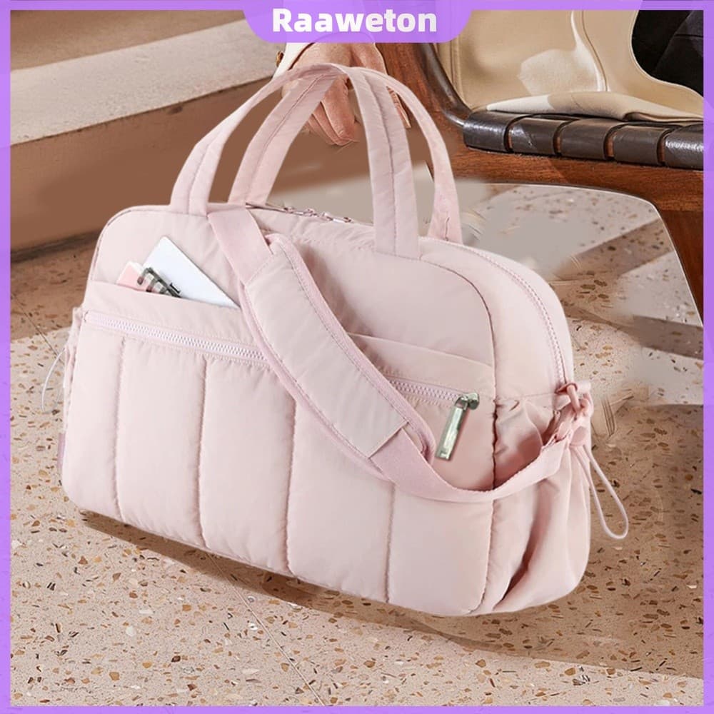 Bolsa Feminina De Ginástica À Prova D'água De Cabine De Aeroporto Fim De Semana Ombro Esportiva [Raaaweton.br]