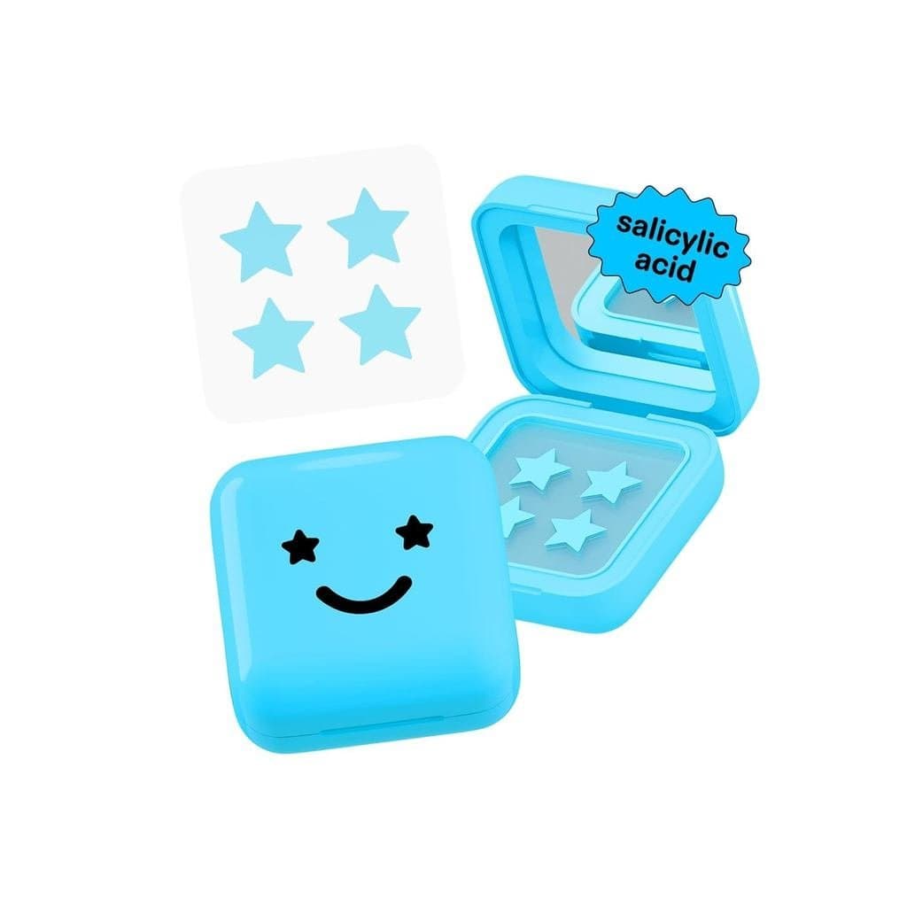 Patches de Ácido Salicílico Hydro-Star da Starface + Big Blue Compact, Ajuda a Desobstruir os Poros e Reduzir Manchas, A