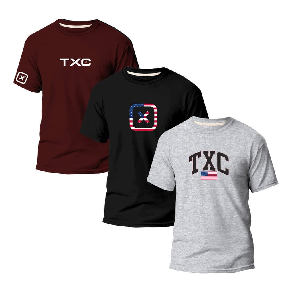 Kit 3 Camisetas Masculina Variáveis Country Rodeio Texas T01