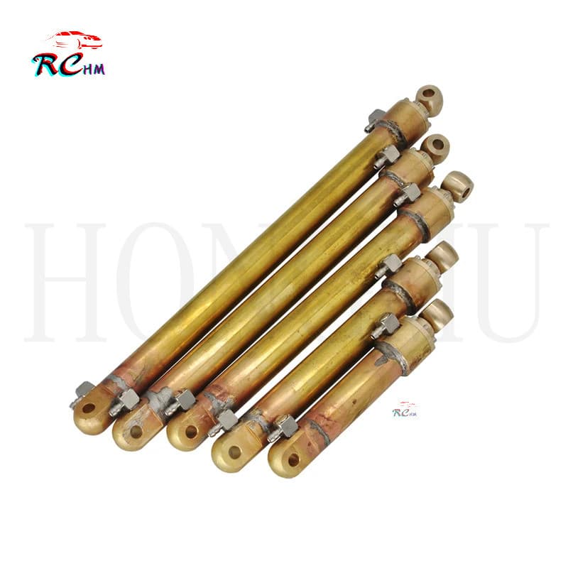 OD 12mm Mini Cilindro De Óleo De Cobre Hidráulico 30/60/90/80/100/130MM Curso Para Escavadeira De Caminhão Basculante De