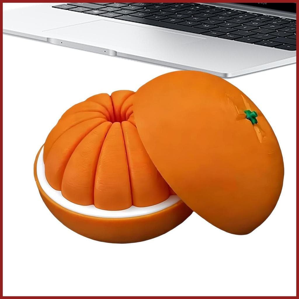 3D Impresso Cítrico Fidget Compacto Em Forma De Estresse Brinquedos Acorrentados Frutas Torção Bola Para Estudantes Mulh