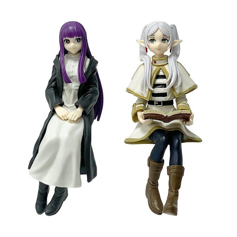 14,5cm Anime Frieren : Além Da Viagem Figura De Final Fern Elezen Elf Car Decoração Figuras De Ação Em PVC Modelo Doll T
