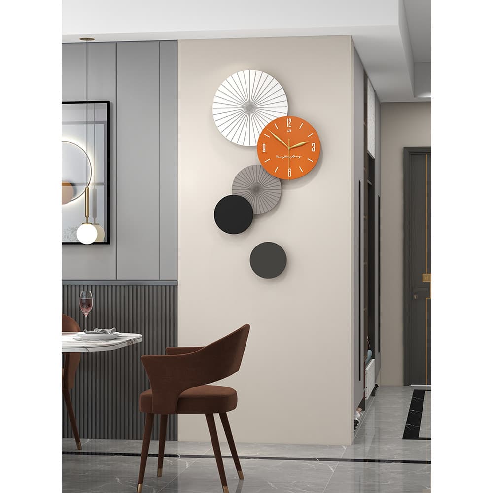 Moderno simples atmosférico relógio de parede influenciador novo estilo sala estar relógio 2026 criativo relógio parede
