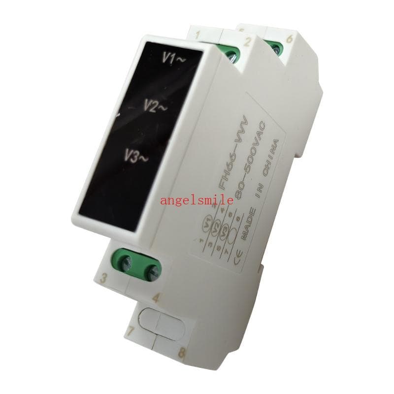 Melhor Medidor De Tensão Trifásico , Monitor De Teste De Volt , Montagem Em Trilho Din AC80V-500V LED Digital Mini Voltí