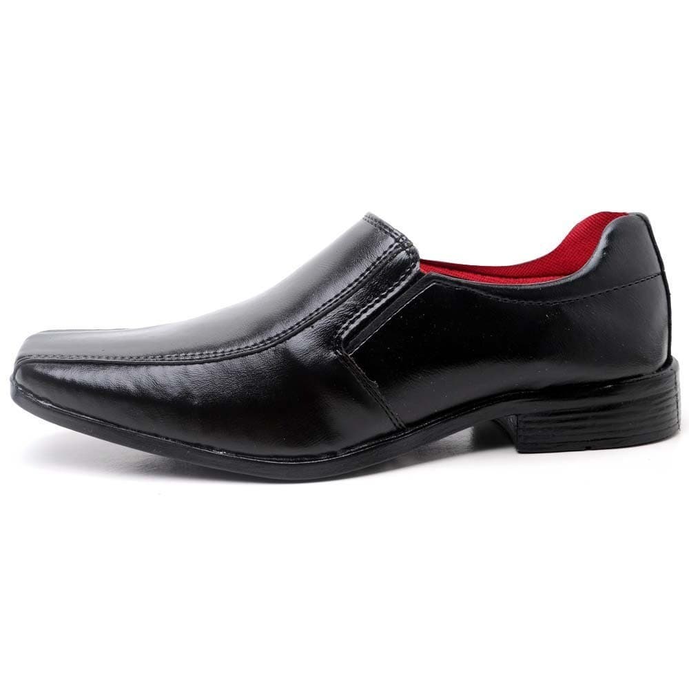 Sapato Social Sem cadarço Oxford com Forro Vermelho