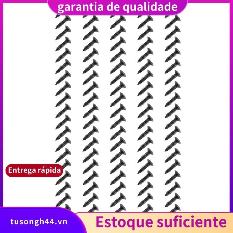 100 Peças Parafusos De Pickguard De Guitarra Para/Elétrica jimarnoldbr