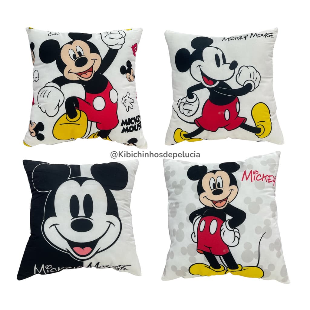 Capa de Almofada Mickey 40x40cm