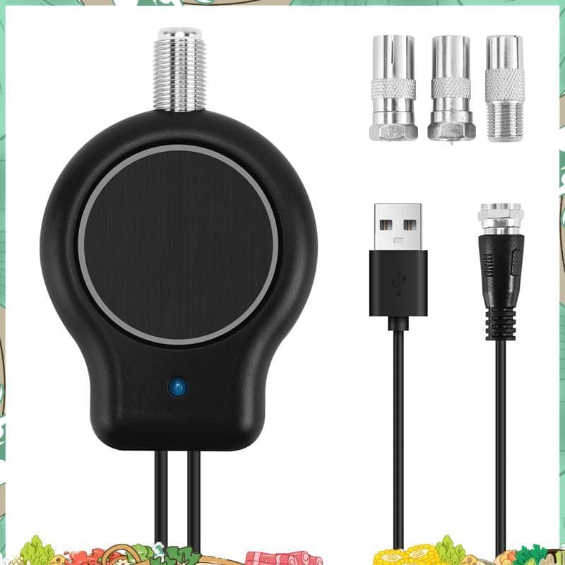 Amplificador De Sinal De Instalação Rápida Digital HDTV Externo Ou Interno HD FM DVB Alimentado Por USB 32DBI