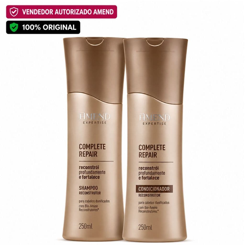 KIT AMEND EXPERTISE COMPLETE REPAIR SHAMPOO 250ML E CONDICIONADOR 250ML