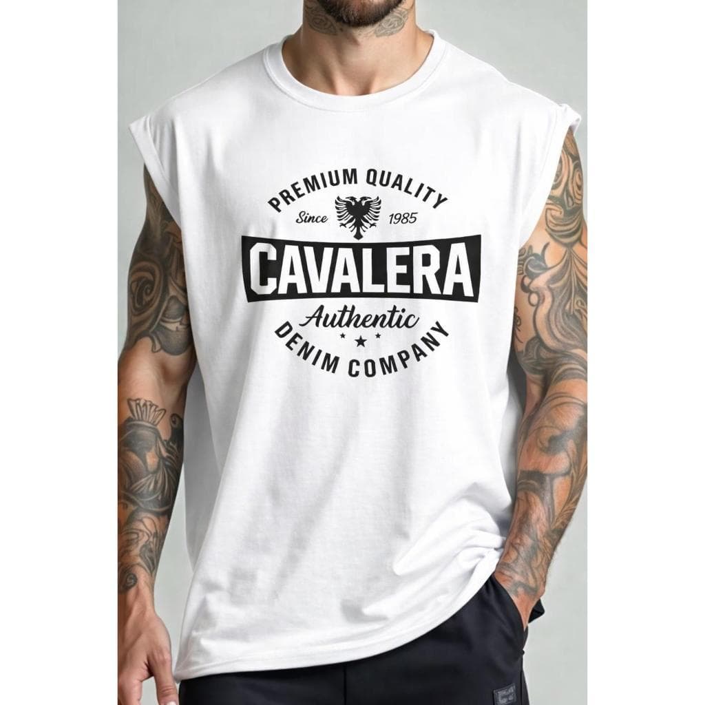 Regata Masculina 100% Algodão Camiseta Masculina oversized Machão Estilosa Marca Famosa Várias Cores