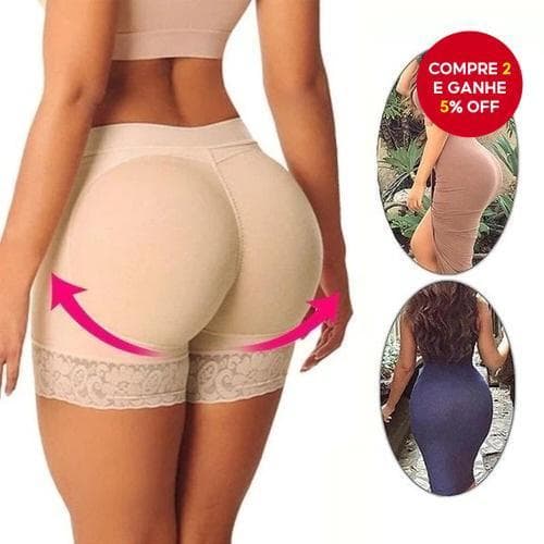 Calcinha Modeladora Feminina , Intensificador De Bunda E Coxa , Em Cores Pretas/Bege , Tamanhos S-2XL .