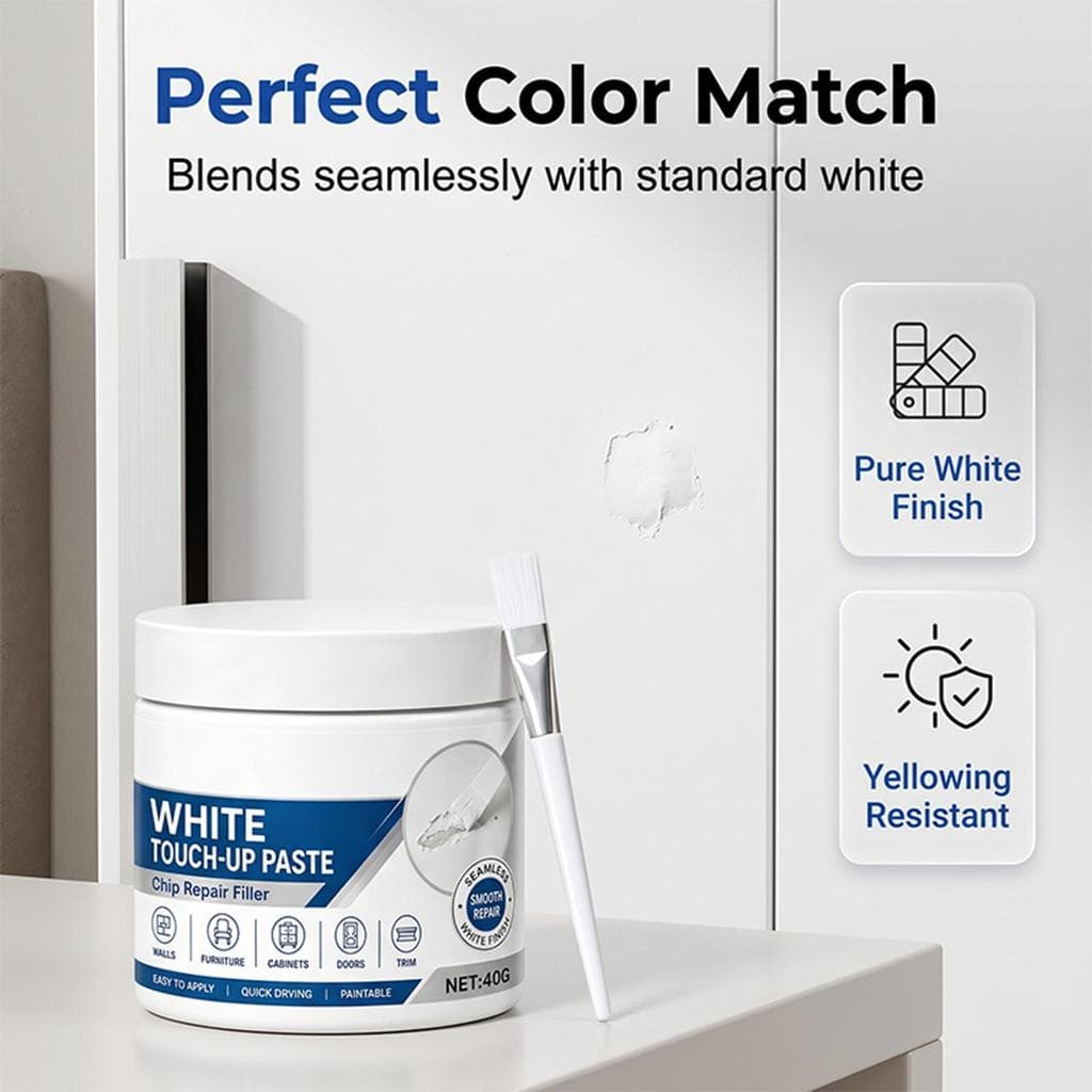 Kit De Reparo De Parede 40g , Secagem Rápida , Pintável , Sem Costura , Chip De Enchimento De Rachaduras , Pasta Para Ca