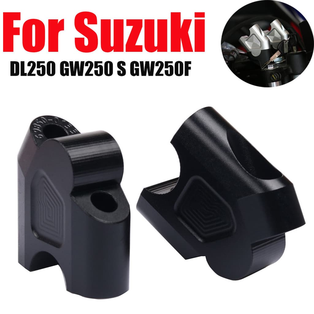 Adequado para Suzuki V-STORM DL250 DL650 DL1000 torneira do guiador aumentado código de mudança traseira código aumentad