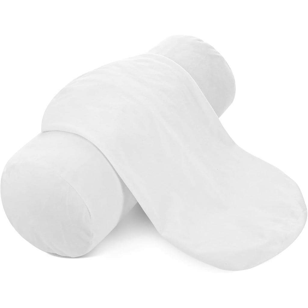 2 Capas de Almofada Cilíndrica para Pescoço, 17x4 Polegadas, Capas Redondas para Almofadas Cervicais, Capas para Almofad
