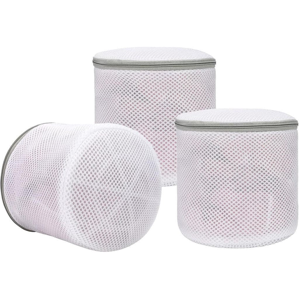 GOGOODA Sacos de malha para lavagem de sutiãs, usados para roupas íntimas, calcinhas e vestuário, conjunto de 3 peças.