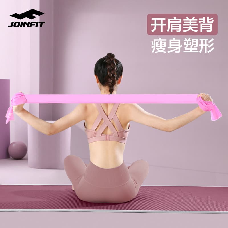 Joinfit tornozelo recuperação Material de látex elástico banda Fitness feminino volta tensão banda Yoga estiramento trei