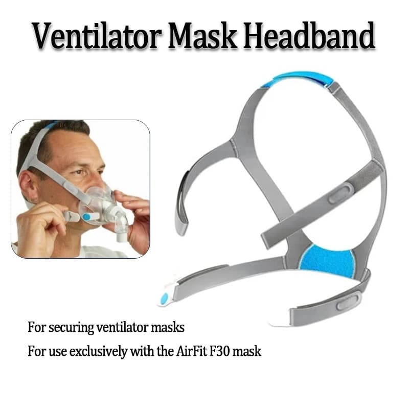 AirFit F30 Chapelaria Ventilador CPAP Ajustável Máscara Acessórios De Substituição Universal Com Clipes
